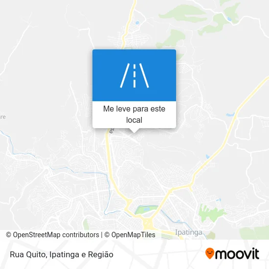 Rua Quito mapa