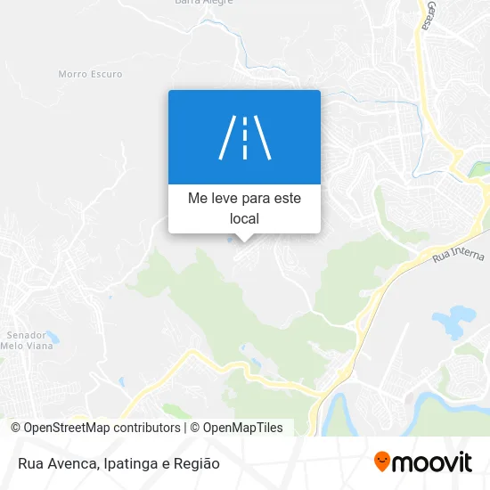 Rua Avenca mapa