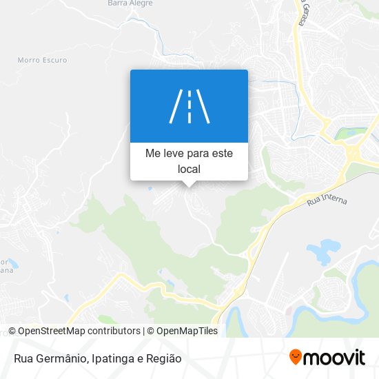 Rua Germânio mapa