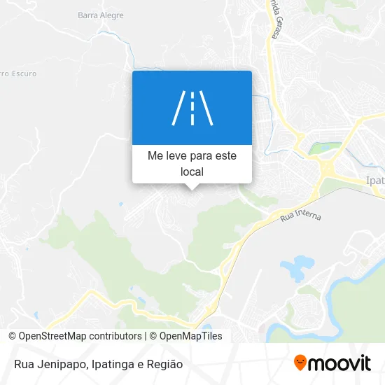 Rua Jenipapo mapa