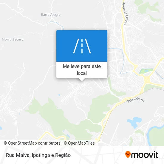 Rua Malva mapa