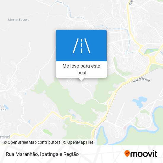 Rua Maranhão mapa