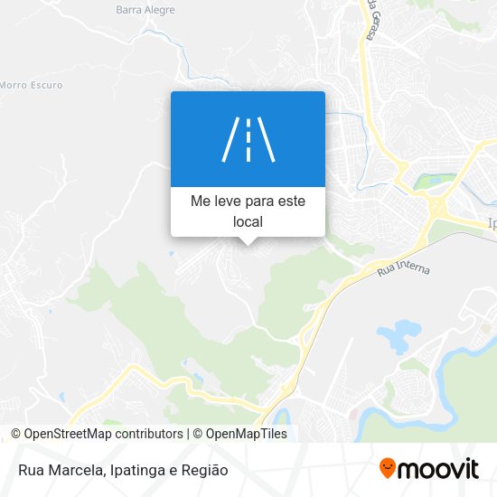 Rua Marcela mapa