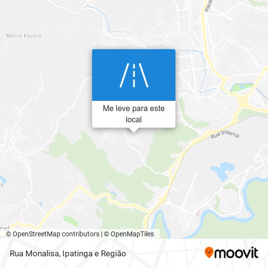 Rua Monalisa mapa