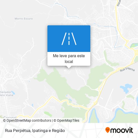 Rua Perpétua mapa