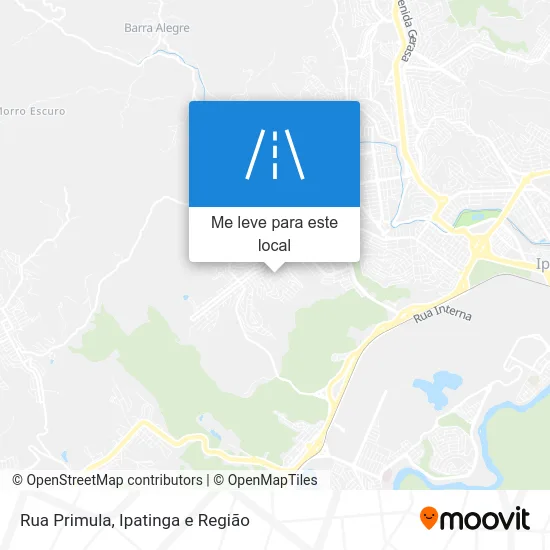 Rua Primula mapa
