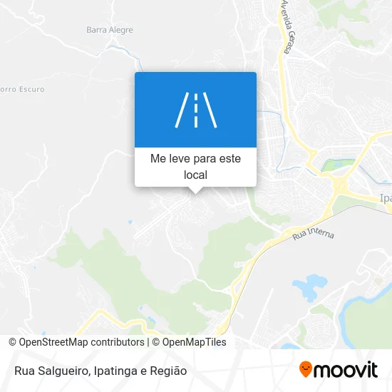 Rua Salgueiro mapa