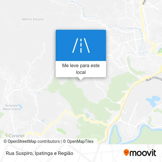 Rua Suspiro mapa