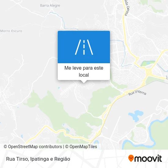 Rua Tirso mapa