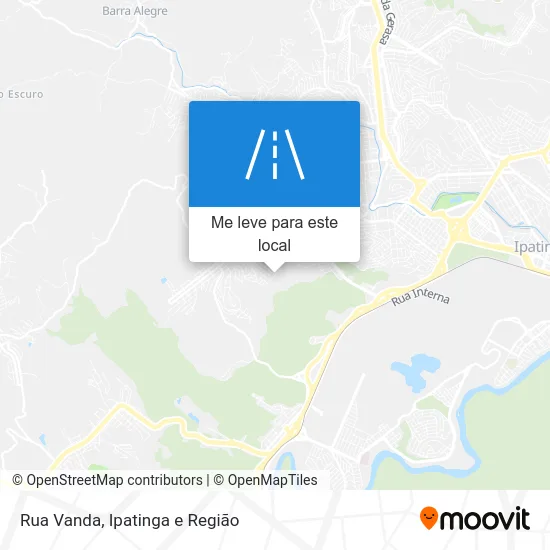 Rua Vanda mapa