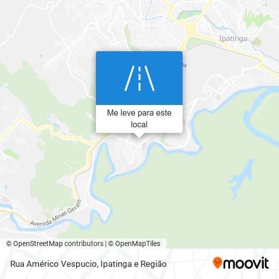 Rua Américo Vespucio mapa