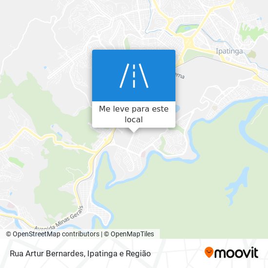 Rua Artur Bernardes mapa