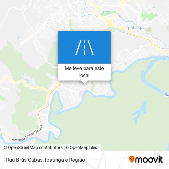 Rua Brás Cubas mapa