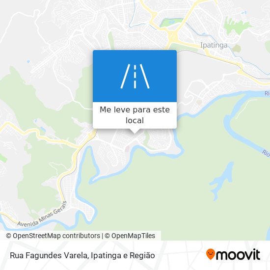 Rua Fagundes Varela mapa