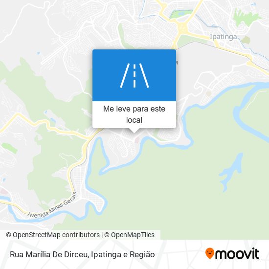 Rua Marília De Dirceu mapa