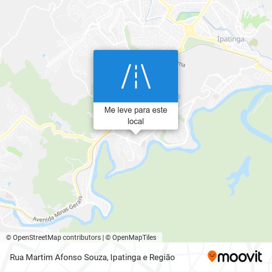 Rua Martim Afonso Souza mapa