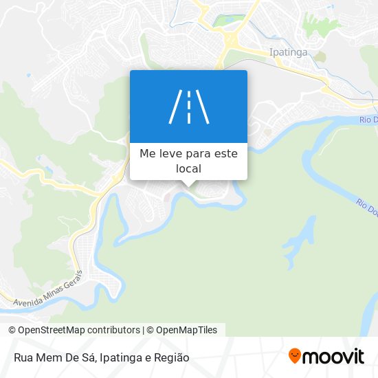 Rua Mem De Sá mapa