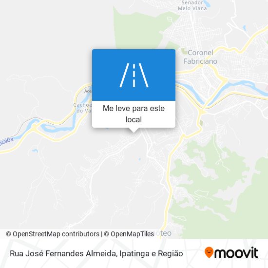 Rua José Fernandes Almeida mapa