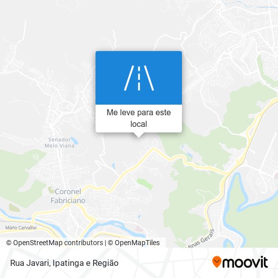 Rua Javari mapa