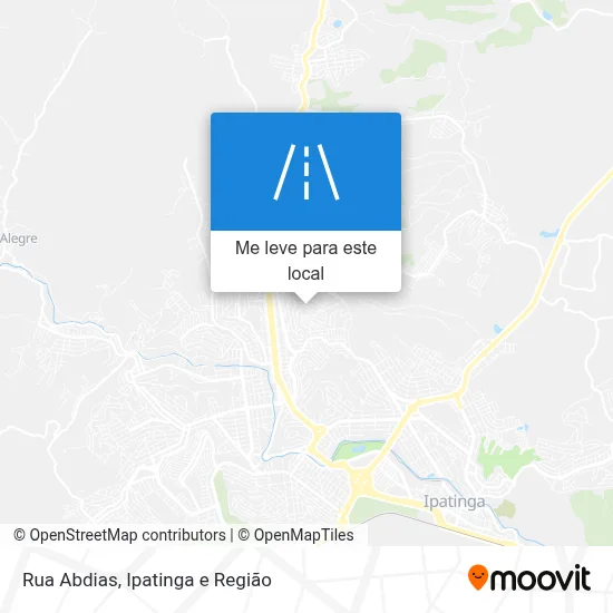 Rua Abdias mapa