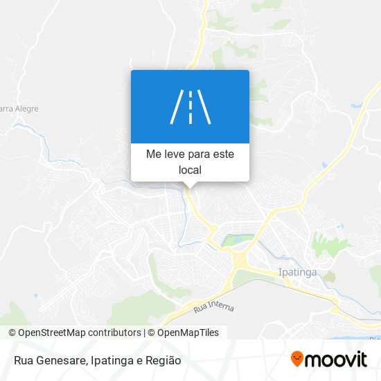 Rua Genesare mapa