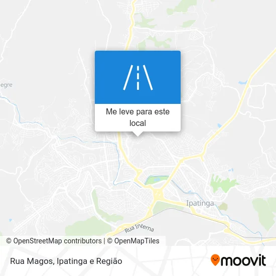 Rua Magos mapa