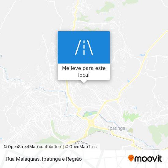 Rua Malaquias mapa