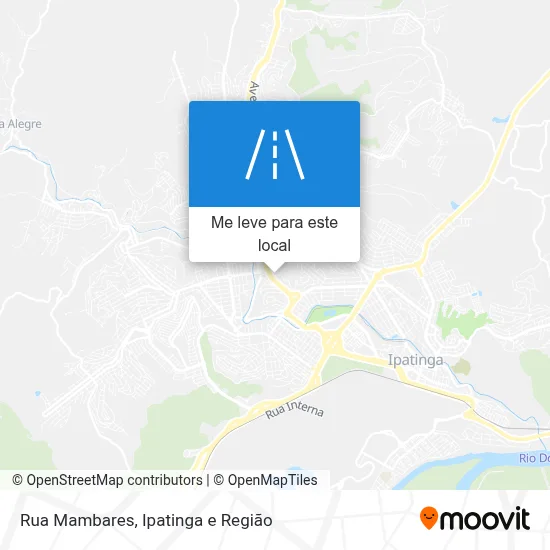 Rua Mambares mapa