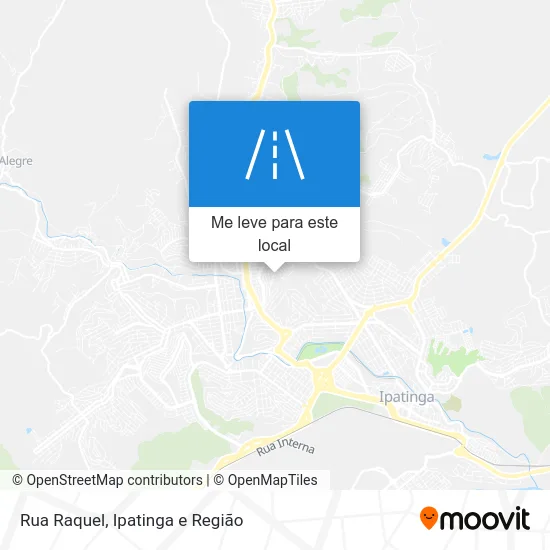 Rua Raquel mapa