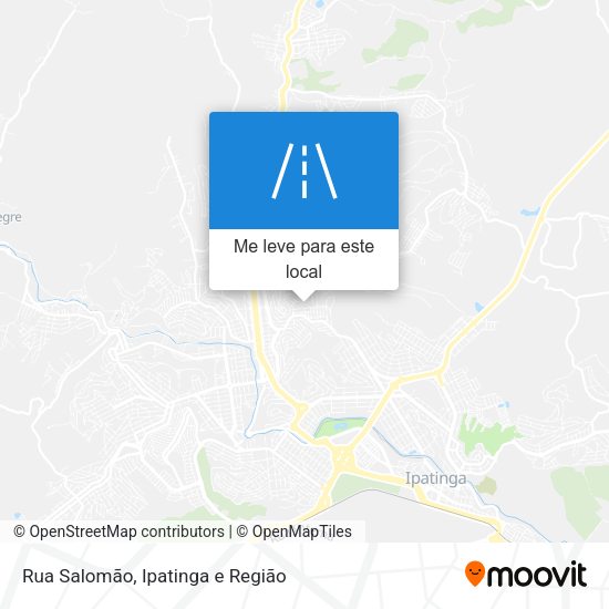 Rua Salomão mapa