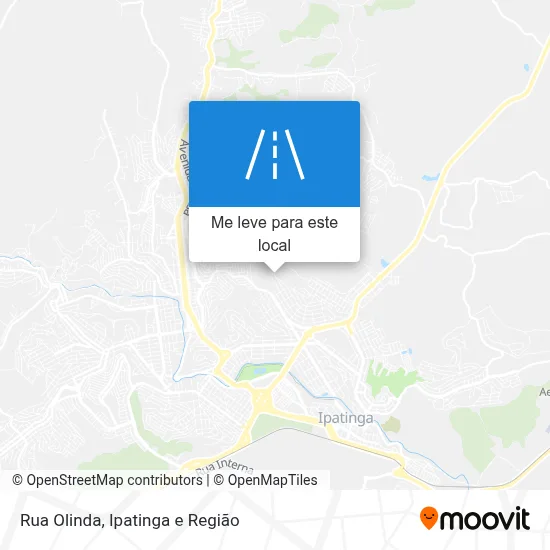 Rua Olinda mapa