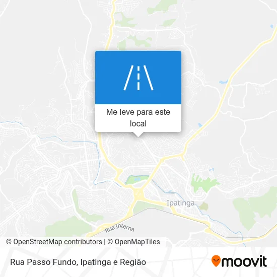 Rua Passo Fundo mapa