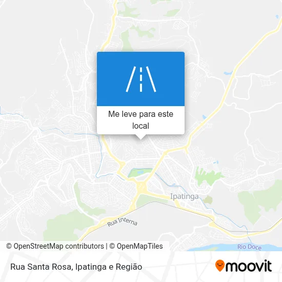 Rua Santa Rosa mapa