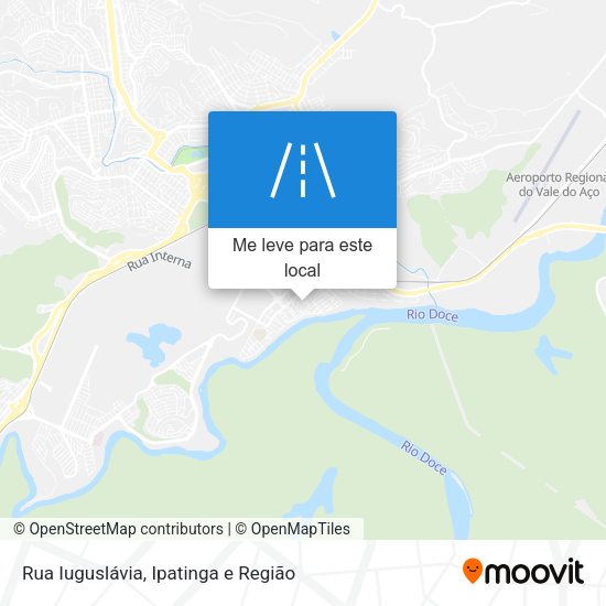 Rua Iuguslávia mapa