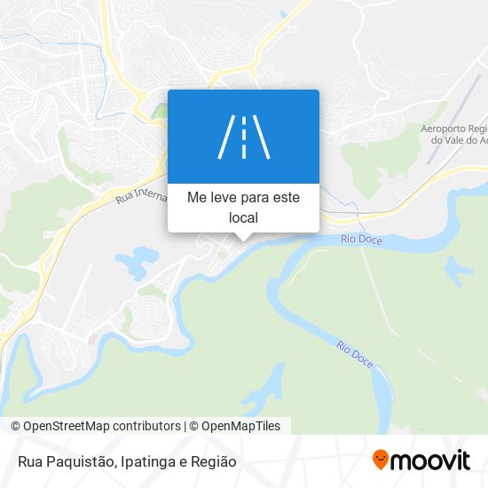 Rua Paquistão mapa