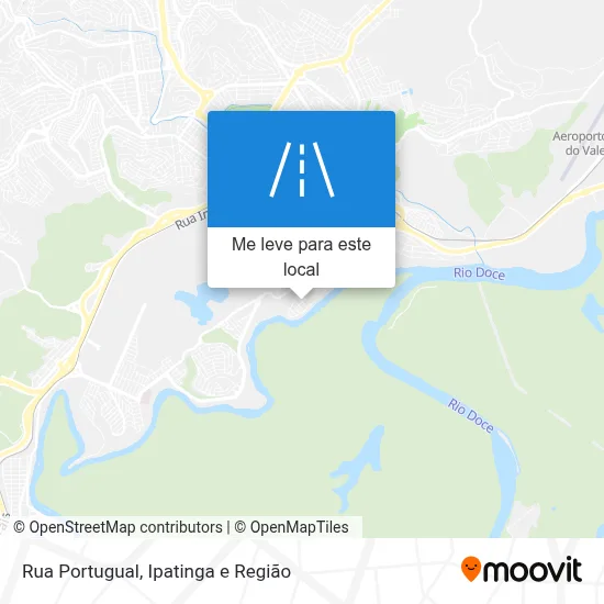 Rua Portugual mapa