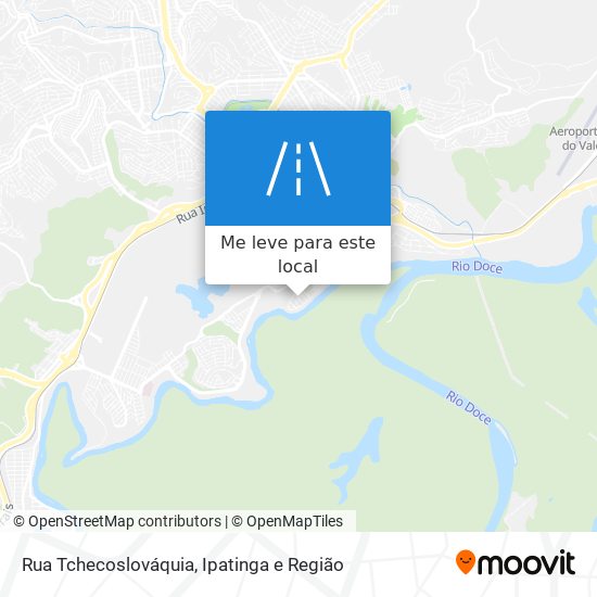 Rua Tchecoslováquia mapa