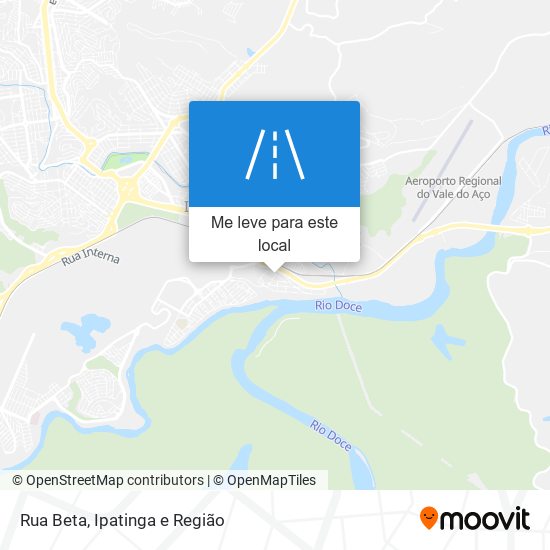 Rua Beta mapa