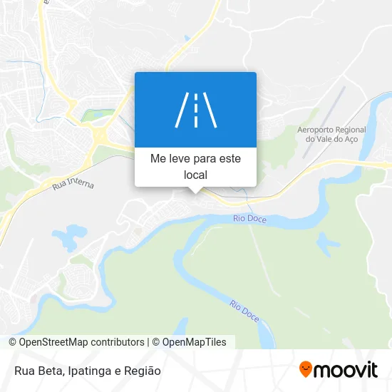 Rua Beta mapa