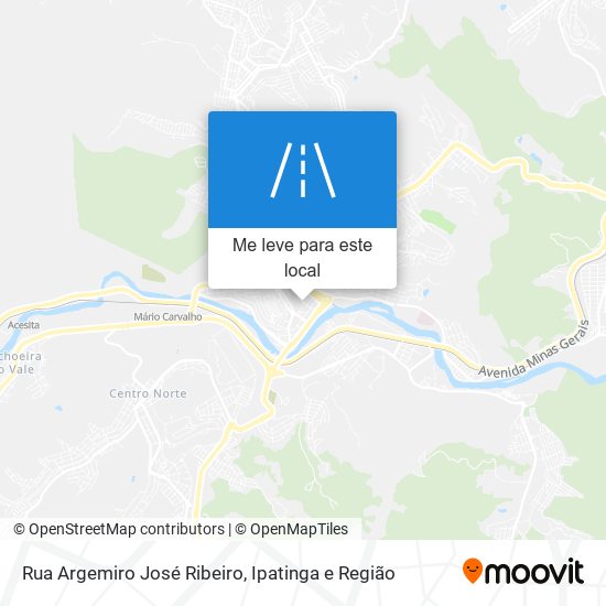 Rua Argemiro José Ribeiro mapa