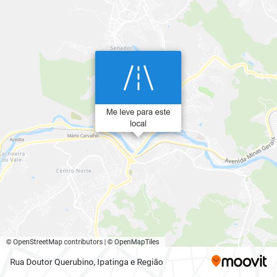 Rua Doutor Querubino mapa