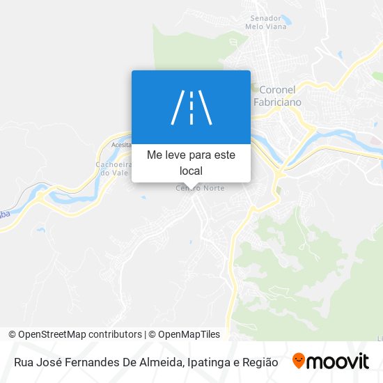 Rua José Fernandes De Almeida mapa