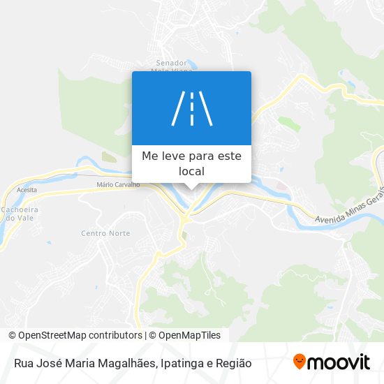 Rua José Maria Magalhães mapa