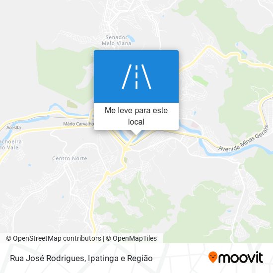 Rua José Rodrigues mapa