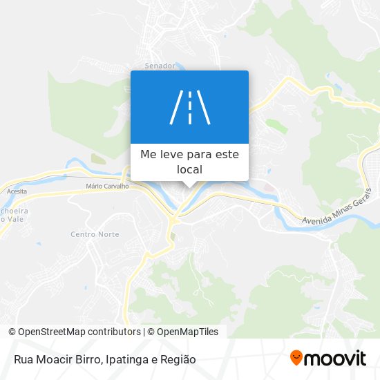 Rua Moacir Birro mapa