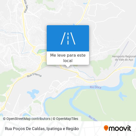 Rua Poços De Caldas mapa