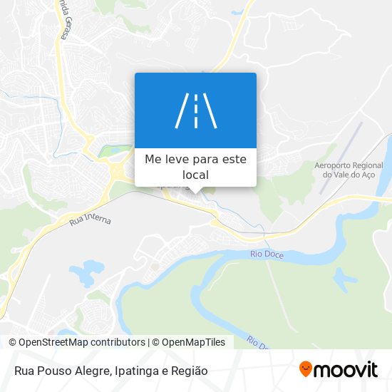 Rua Pouso Alegre mapa