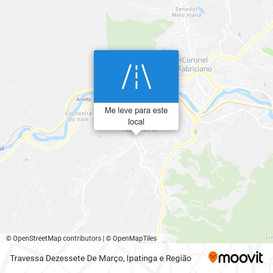 Travessa Dezessete De Março mapa