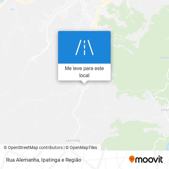 Rua Alemanha mapa