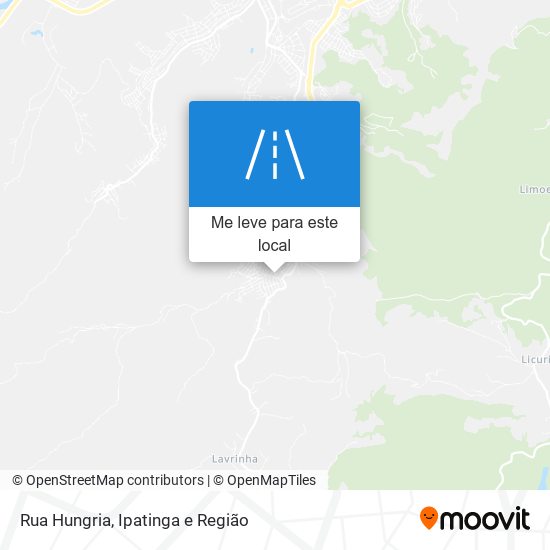 Rua Hungria mapa